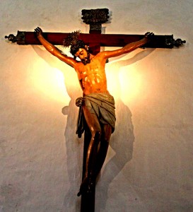 Catholic depiction of Christ on the cross.